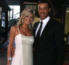 Brooke Symonds with her ex-husband Andrew Symonds